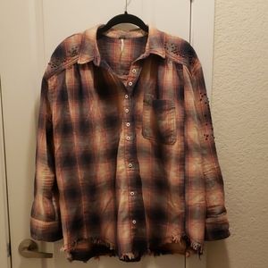 Free People Flannel Shirt